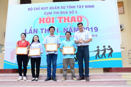 Sôi nổi hội thao tự vệ Cụm thi đua 5 - Bộ Chỉ huy Quân sự tỉnh Tây Ninh
