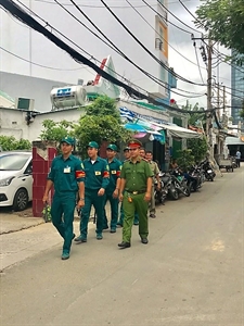 Phường 22, quận Bình Thạnh: Hiệu quả phối hợp giữa lực lượng công an, quân sự