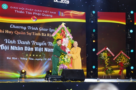 Tuyên truyền giáo dục truyền thống yêu nước cho tăng ni, phật tử