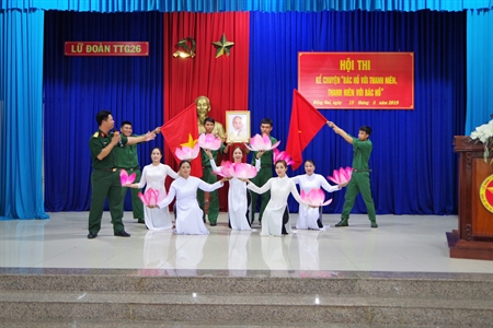 Lữ đoàn 26: Thi kể chuyện “Bác Hồ với thanh niên, thanh niên với Bác Hồ”