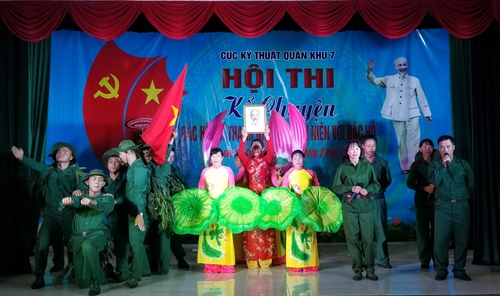 Cục Kỹ Thuật Quân khu 7 tổ chức hội thi kể chuyện “Bác Hồ với thanh niên - Thanh niên với Bác Hồ” năm 2019