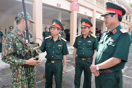 Bộ Quốc phòng kiểm tra công tác SSCĐ tại Bộ CHQS tỉnh Bà Rịa – Vũng Tàu