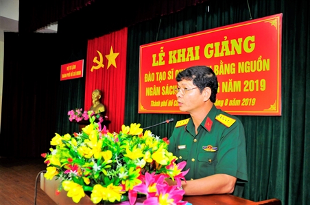 Khai giảng đào tạo sĩ quan dự bị năm 2019