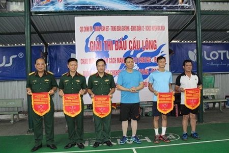 Giải giao hữu Cầu lông chào mừng ngày Quốc Khánh 2/9
