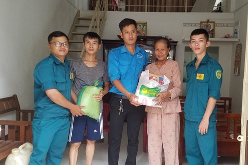 LLVT huyện Bình Chánh thực hiện hoạt động an sinh xã hội