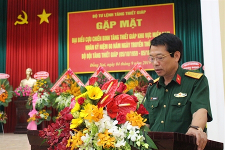 Binh chủng Tăng - Thiết giáp: Gặp mặt cựu chiến binh khu vực phía Nam nhân kỷ niệm 60 năm ngày truyền thống