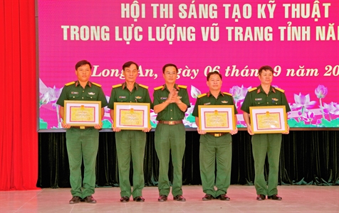 LLVT tỉnh Long An: 60 sáng kiến tham gia hội thi sáng tạo kỹ thuật