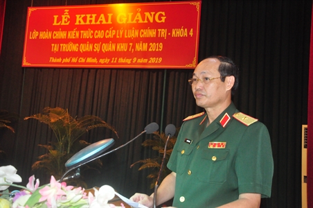 Khai giảng lớp hoàn chỉnh kiến thức cao cấp lý luận chính trị khóa 4 năm 2019