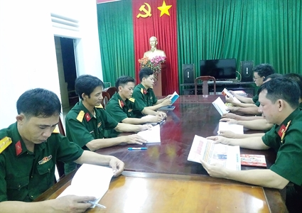 Xây dựng văn hóa đọc ở Cục Kỹ thuật Quân đoàn 4