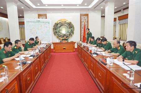 Bộ Tổng tham mưu QĐNDVN làm việc với Bộ Tư lệnh Quân khu 7