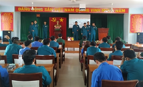 LLVT huyện Bình Chánh sinh hoạt Ngày Chính trị, văn hoá tinh thần và Ngày Pháp luật