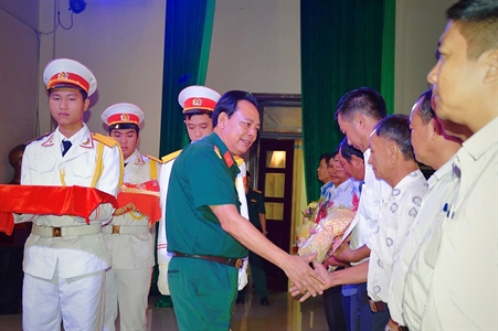 Bộ CHQS tỉnh Bà Rịa – Vũng Tàu sinh hoạt, chi trả phụ cấp trách nhiệm cho sĩ quan dự bị quý 3