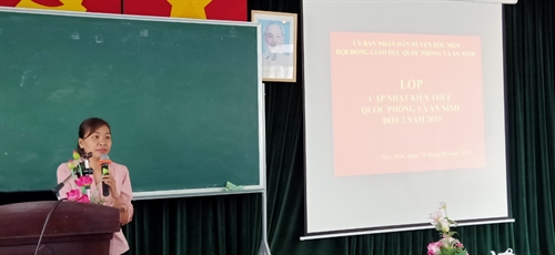 Ban CHQS huyện Hóc Môn bồi dưỡng kiến thức quốc phòng và an ninh đối tượng 4