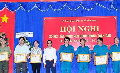 Thị xã Bình Long, tỉnh Bình Phước: Lực lượng dân quân tự vệ đạt 1,51% dân số