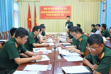 Ban Chỉ đạo Quốc gia 515 kiểm tra thực hiện đề án 1237 và đề án 150 tại tỉnh Đồng Nai.