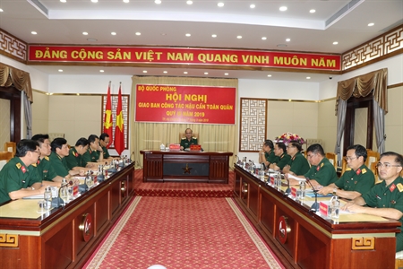 Bộ Quốc phòng giao ban công tác hậu cần toàn quân