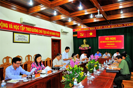 Khối thi đua 1 (Ủy Ban Kiểm tra Thành ủy TPHCM) tăng cường công tác kiểm tra, giám sát trong cấp ủy đơn vị