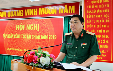 Quân khu 7: Tập huấn công tác tài chính năm 2019