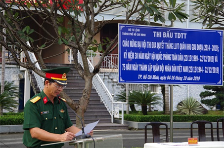 Bộ Tư lệnh Thành phố Hồ Chí Minh tổ chức các giải thi đấu Thể dục thể thao