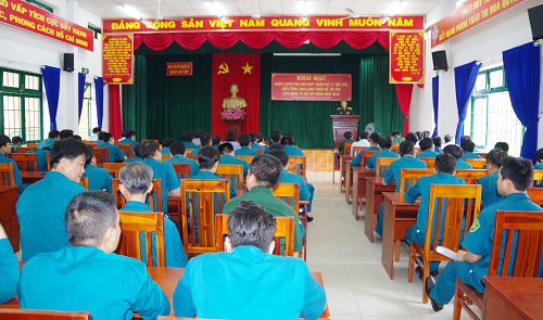 Quận Gò Vấp khai mạc huấn luyện Đại đội dân quân thường trực năm 2019