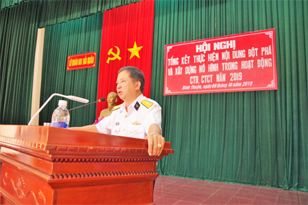 Lữ đoàn 681 tổng kết thực hiện nội dung đột phá và xây dựng mô hình trong hoạt động CTĐ, CTCT