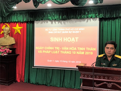 Quận 1 tổ chức Ngày chính trị văn hóa tinh thần và Ngày pháp luật