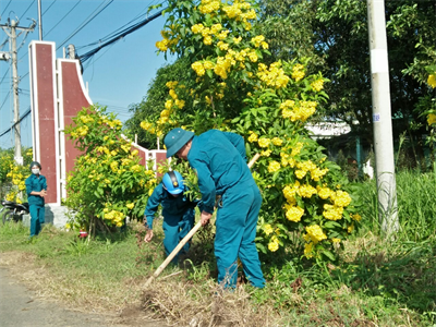 LLVT huyện Đất Đỏ, tỉnh Bà Rịa - Vũng Tàu chung tay bảo vệ môi trường