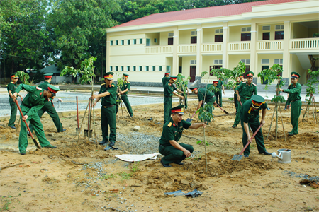 Lữ đoàn 25 với mô hình “Ba nhất - hai không - một công trình”