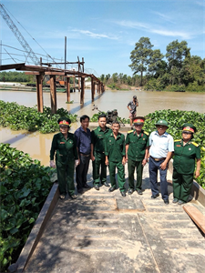 CCB huyện Châu Thành, tỉnh Tây Ninh - Phối hợp tham gia bảo vệ đường biên, cột mốc biên giới