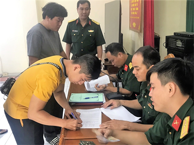 Ban CHQS quận 1, Bộ Tư lệnh Thành phố Hồ Chí Minh kiểm tra sẵn sàng động viên lực lượng dự bị động viên