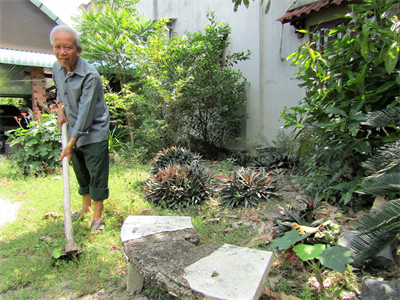 CCB Nguyễn Văn Không nặng lòng với công tác từ thiện