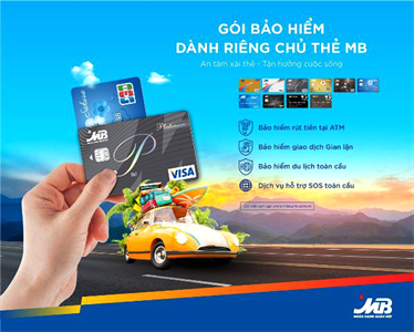 Chủ thẻ MB được bảo hiểm khi gặp rủi ro trong quá trình giao dịch thẻ