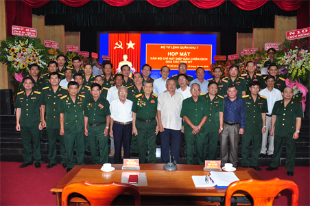 Quân khu 7 họp mặt cán bộ chỉ huy điệp báo chiến dịch qua các thời kỳ