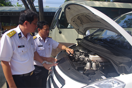 Trung đoàn 251 hội thi “Xe - Máy tốt” năm 2019