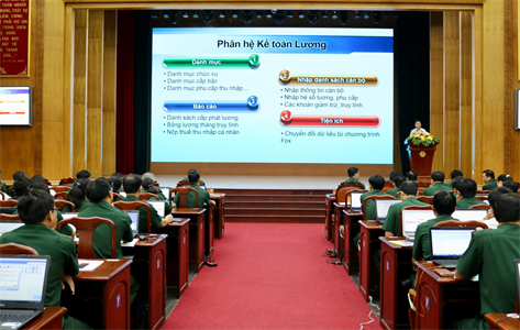 Cục Tài chính, Bộ Quốc phòng: Tập huấn sử dụng phần mềm chế độ kế toán đơn vị dự toán, sự nghiệp