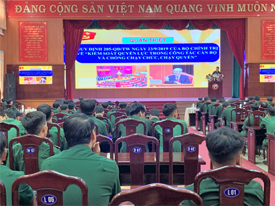 Đảng ủy - Bộ CHQS tỉnh BR-VT thông báo kết quả Hội nghị lần thứ 11 Ban Chấp hành Trung ương Đảng (khóa XII)