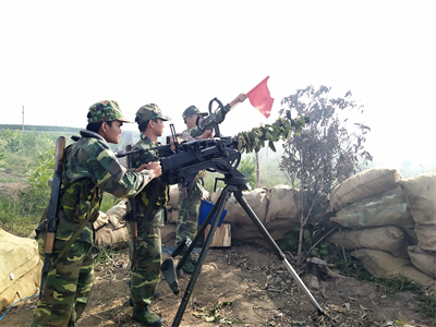 Huyện Lộc Ninh, tỉnh Bình Phước diễn tập phòng thủ năm 2019