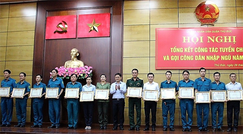 Quận Thủ Đức: Kết quả và kinh nghiệm công tác tuyển quân