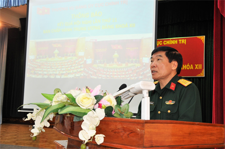 Cục Chính trị thông báo nhanh kết quả Hội nghị lần thứ 11 Ban Chấp hành Trung ương Đảng (khoá XII)