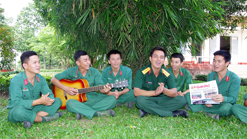 Thượng úy Mang Ngọc Thống cán bộ đoàn gương mẫu, trách nhiệm