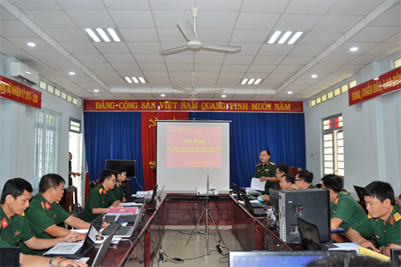 Bộ CHQS tỉnh Tây Ninh tập huấn công tác tài chính