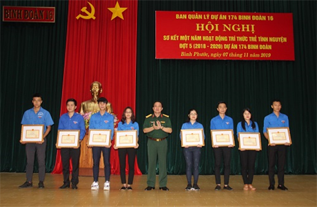 Binh đoàn 16: Sơ kết một năm hoạt động trí thức trẻ tình nguyện