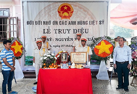 Huyện Lâm Hà, tỉnh Lâm Đồng truy điệu hài cốt liệt sĩ