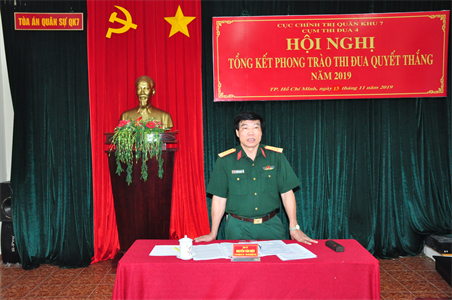Cụm thi đua 4 - Cục Chính trị tổng kết phong trào TĐQT năm 2019