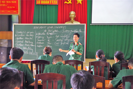 Lữ Đoàn 23 - Hiệu quả từ Mô hình Câu lạc bộ tiếng Anh