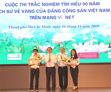 Trao giải Cuộc thi “90 năm lịch sử vẻ vang của Đảng Cộng sản Việt Nam”
