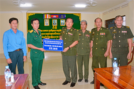 LLVT tỉnh Long An chủ động thực hiện tốt công tác đối ngoại quốc phòng