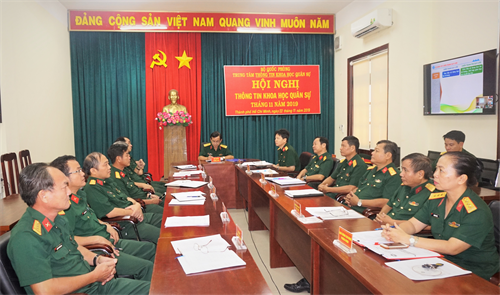 Hội nghị trực tuyến Thông tin Khoa học quân sự tháng 11