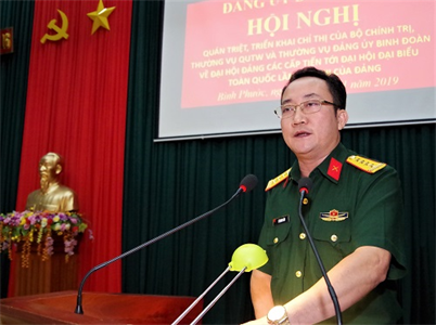 Đảng ủy Binh đoàn 16 quán triệt, triển khai các văn bản Đại hội Đảng các cấp