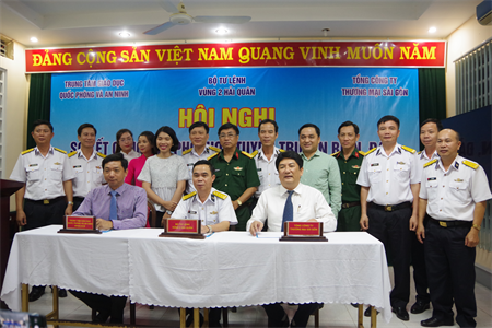 Bộ Tư lệnh Vùng 2 Hải quân sơ kết công tác phối hợp tuyên truyền biển đảo